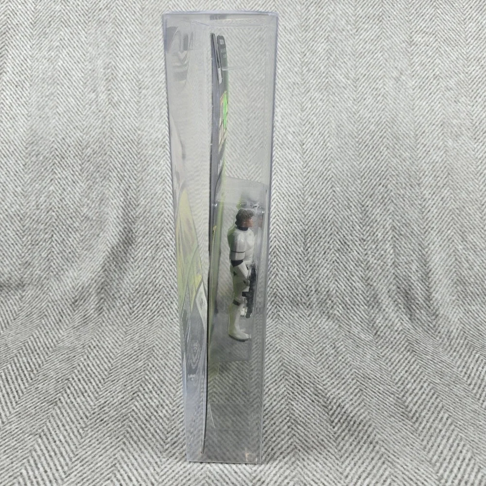 1996 Star Wars POTF Luke Skywalker Stormtrooper Disguise Freeze Frame Green Card